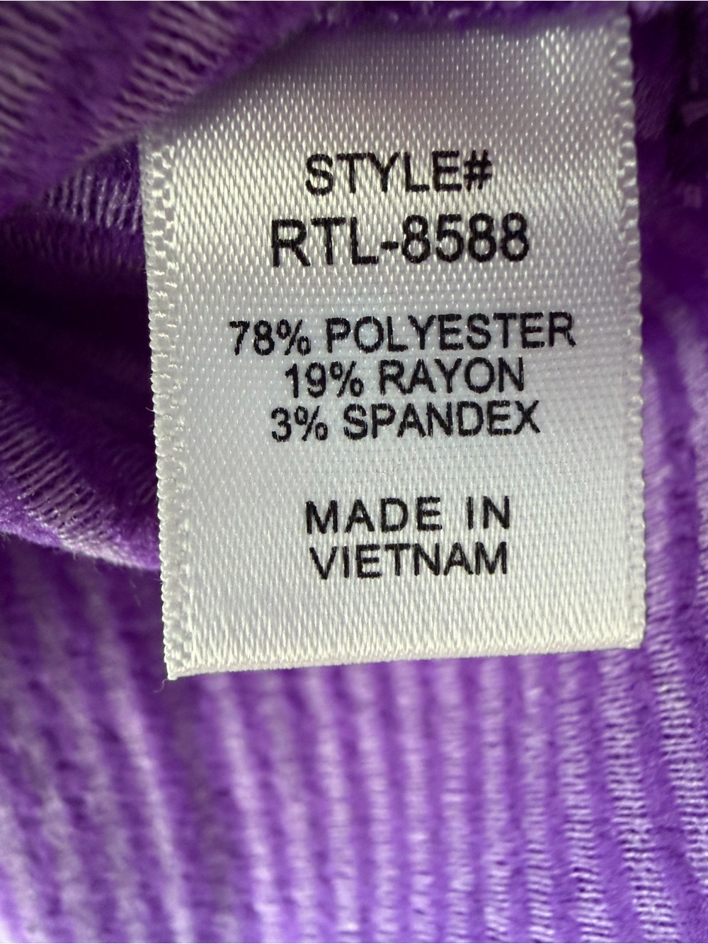 Zenana Women's Purple Ribbed Lounge Short Set - Picture 4 of 4